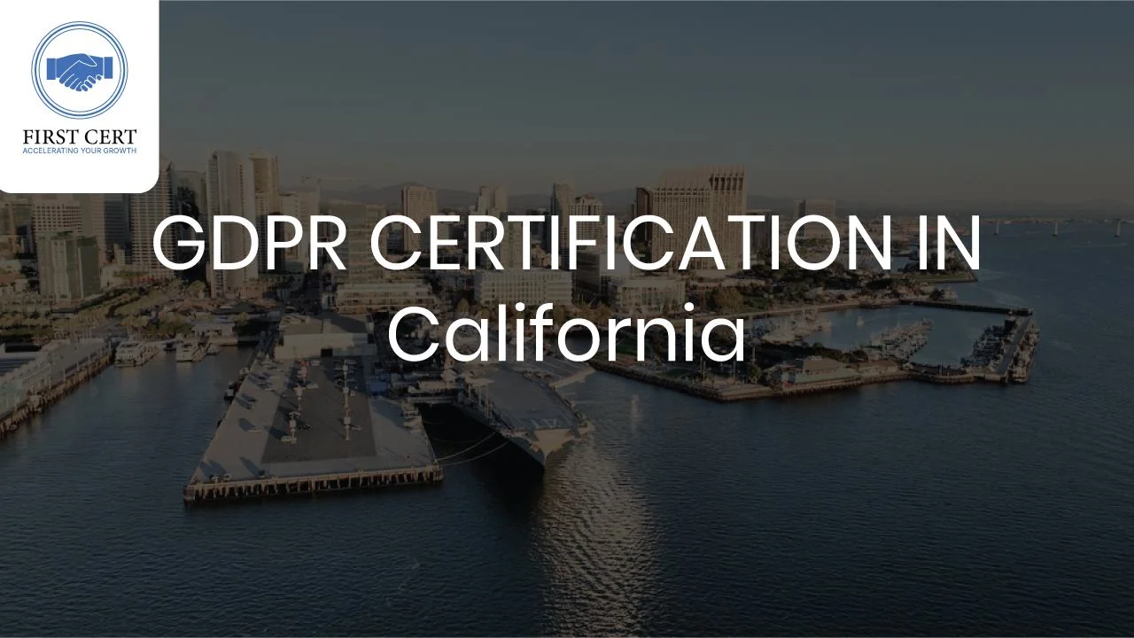GDPR Certification in California